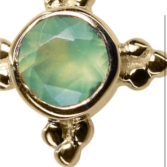 BVLA NEW YELLOW GOLD Chrysoprase Mini Kandy Threadless End - Picture 2 of 6